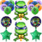 18 Pezzi Decorazione Compleanno, Decorazione Palloncini Compleanno per Bambini, Inclusi 6 Palloncini in Alluminio + 12 Palloncini in Lattice, Regali di Decorazione Festa per Ragazzi e Ragazze.