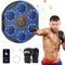 HSYFUNA Music Boxing Machine, Bluetooth Boxing Machine mit 12 Geschwindigkeitsmodi und Zählmodus, Wandmontiertes Boxziel mit 1 Paar Boxhandschuhen, Für Erwachsene & Kinder, Home Fitness, Stressabbau