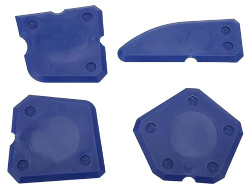 Grattoir pour verre, grattoir de fenêtre, grattoir de nettoyage multi-usages, dissolvant d'autocollants et grattoir de sol 4X pour verre et poêles