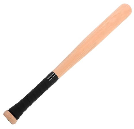 Toddmomy Batte De Baseball, Batte en Bois De Cricket Balles De Baseball Souples De pour Les Jeunes Bâtons De Softball Poignée antidérapante