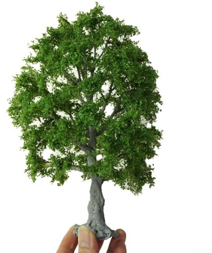 ZAMETTER Landscape Garden Model Tree Plastic Model Trees Green Artificial Trees Lifelike Imitation Landscape Tree Models