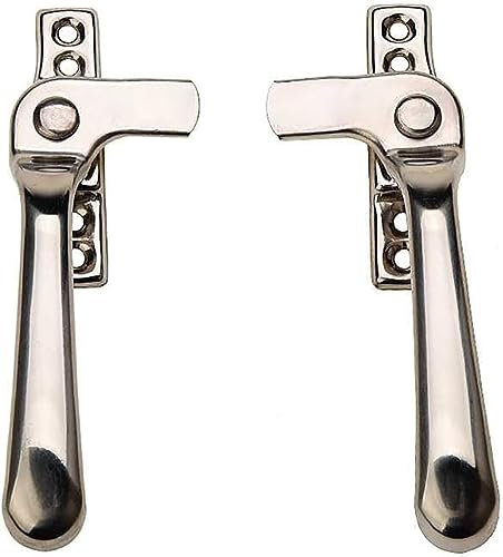 SHGUOMSC Tiranti del cassetto Accessori for Porte e finestre Maniglia for Porta Finestra a ghigliottina Serratura for Finestra Scorrevole Serratura for Finestra in Lega di Alluminio Una Coppia di Due