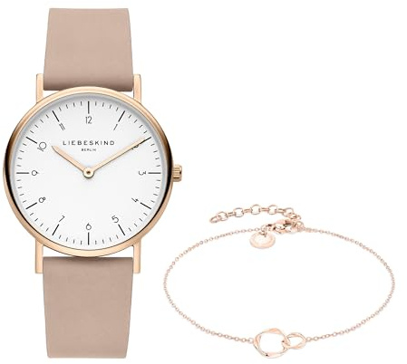 Liebeskind Berlin Set Armbanduhr & Armband LS-0140-LQB Lederband