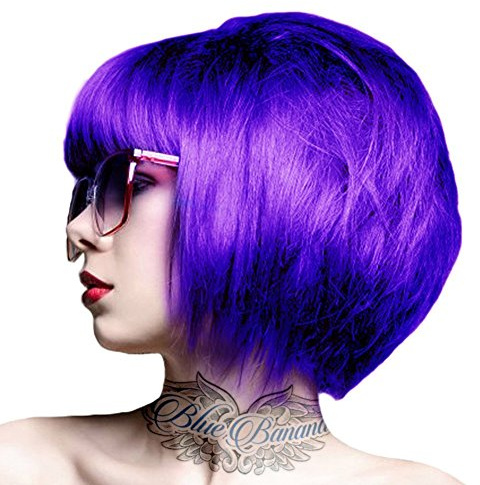 Crazy Color Renbow Semi-Permanent Hair Colour Cream Dye 100ml x 2 Pack-Violette