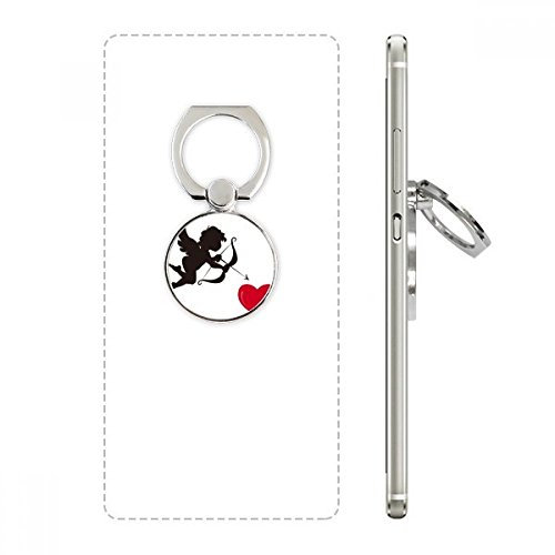 DIYthinker Amor-Engel rotes Herz-Muster-Handy-Ring Ständer Halter Halterung Universal-Smartphones Unterstützung Geschenk