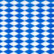 100 Servietten Bayrische Raute Blau Weiß Oktoberfest 33x33cm
