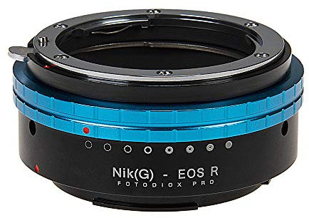 Fotodiox Pro Adattatore per Obiettivo Compatibile con Obiettivi Nikon G Lenses to Canon RF-Mount Camera