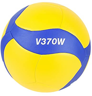 Mikasa V370W FIBA Ball V370W, Unisex volleyballs, yellow, 5 EU