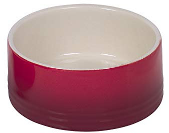 Nobby Gamelle en céramique Gradient Rouge Ø 15 x 6 cm 0,55 l