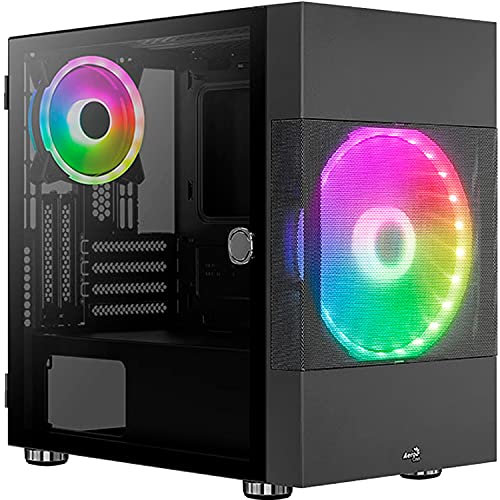 AeroCool Atomic v2 Tower-Gehäuse, schwarz, Tempered Glass, Version inkl., ACCS-PV26123.11