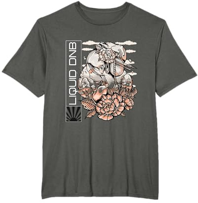 Liquid Drum And Bass Jungle EDM DnB Rave T-Shirt