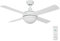 UNIVERSALBLUE Ventilador de techo con luz | Ventilador silencioso con Motor AC | Aspas reversibles color blanco y madera | Potencia 70 W | Temporizador y mando a distancia | Función Invierno