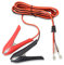 GELRHONR Car Battery Alligator Clips with Crimp Lock Terminal,12V 24V Alligator Clamp Battery Cable Extension Cable,18 AWG 10A -1.8m