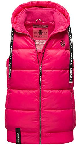 Navahoo Damen Weste Steppweste gesteppt Frühjahr Übergangsweste B860 [B860-Kassid-Pink-Gr.XS]