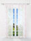 CORLIF 2er Schiebegardinen Ausbrenner Modern Flächenvorhänge mit Schlaufen Transparente Fensterstores Dekoschals inkl. Beschwerungsstäben Rot BxH 57x225cm 2 Stück