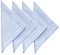 Solino Home Leinen Servietten 20x20 Zoll,Chambray Blau, 100% Reines Leinen Hohlsaum, Dinnerservietten 4er Set,Mailand Stoffservietten für Frühling, Sommer,Handgefertigt aus europäischem Flachs