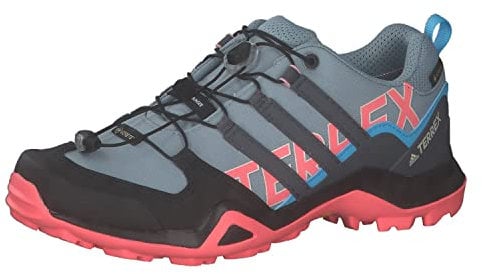 Adidas Damen Terrex Swift R2 Gore-TEX Hiking Shoes Wanderschuhe, Magic Grey/Grey Five/Acid Red, 38 2/3 EU