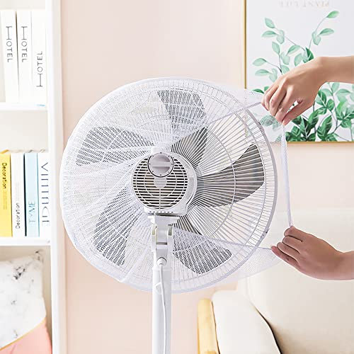 Namvo 3Pcs Fan Safety Protection Cover, Finger Protector Washable Round Electric Fan Guard Dust Cover Dustproof Net Mesh