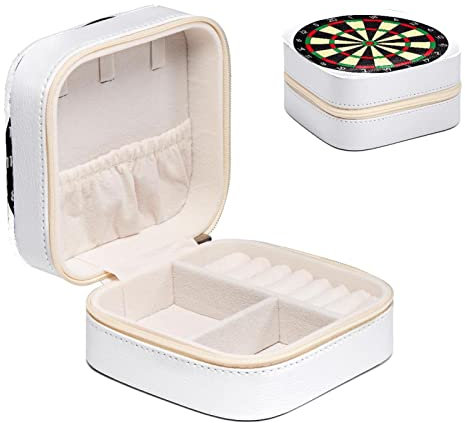 Schmuckkästchen Mädchen Darts Brettsport Schmuck Organizer Aufbewahrung Für Ringe Ohrringe Armbänder 10.5x5.8x10.5 cm