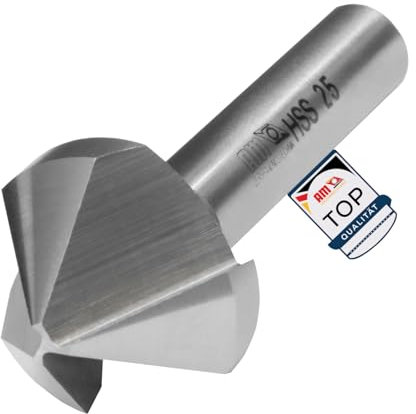 AM-Zerspanungstechnik Senker Metall 16,5 x 90° | HSS Kegelsenker | Entgratsenker - 90°, 16,5 mm