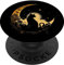 Cat Crescent Black Moon Sailor PopSockets mit austauschbarem PopGrip