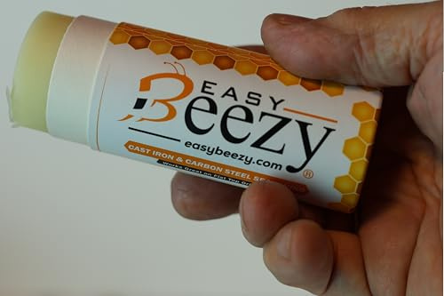 Easy Beezy Cast Iron and Carbon steel Cookware Seasoning (3.8 Net Wt. 4.3 Fluid oz.)