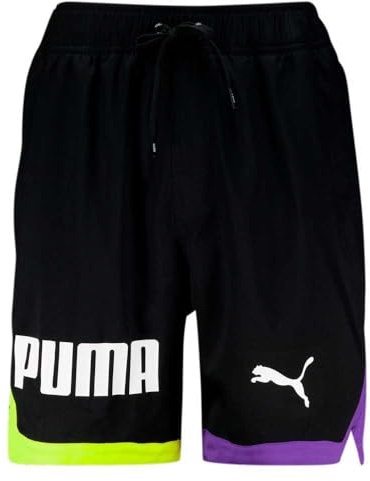 PUMA Shorts Pantaloncini, Nero 10, XS Uomo
