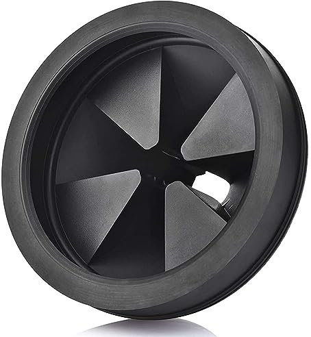 3 1/8 Inch Garbage Disposal Splash Guard for Insinkerator, 3.15 Inch QCB-AM Garbage Disposal Cover Splash Guard for InSinkErator Evolution Series for Waste King for Whirlaway for GE Disposer (Black)