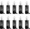 Bumdenuu 10 Piezas Clip de Montaje de PláStico para 4 Way CPU Coolers 1155 775 CPU Disipador de Pin de Montaje Tornillo de PresióN Ventilador de RefrigeracióN Sujetador