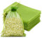 jijAcraft Organzasäckchen Groß Gras-Grün Organza Beutel 13 * 18CM, 50 Stück Garten, Weintrauben Schutzbeutel mit Zugband, Bonbons Geschenk Schmuckbeutel
