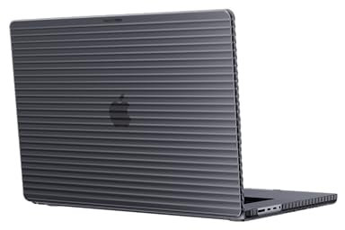 Tech21 Custodia Evo Wave per MacBook Pro 16 (2021 e 2023) - Cover rigida protettiva - Carbone