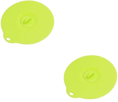 Zerodeko 2pcs Fridge Bowl Cover Microwave Splatter Guard Silicone Cup Food Cover Kitchen Accessories Silicone Suction Lids Airtight Seal Silicone Cover Food Grade Silicone Small Silicone Bowl