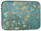 Housse de protection pour ordinateur portable de 13 pouces en tissu Oxford résistant aux chocs Motif fleurs d'amandier