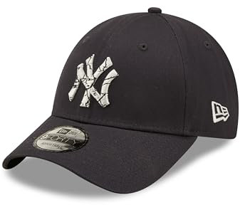 New Era New York Yankees MLB Basecap marmoriertes Teamlogo 9Forty Cap Kappe verstellbar blau - One-Size