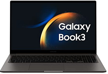 Samsung Galaxy Book3 Laptop, 15.6 FHD, Intel Core i5-1335U 13th gen, 16GB RAM, 512GB SSD, Windows 11 Home, Graphite (Ricondizionato)