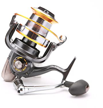 WOONEKY Mulinello Da Pesca Portatile Tipo 5000 Con Ruota A Filo Corpo Ultrasottile Grigio Accessori Per La Pesca in Mare