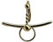 NIHENHAO Faux anneau de lèvre en argent et or - Bijou percé - Faux piercing - Diamant