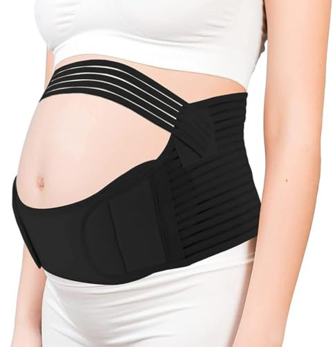 VYIBPDY Ceinture grossesse soutien abdominal et dorsal,Ceinture grossesse femme enceinte,pour Grossesse Soulager La Douleur Dorsale/Pelvienne
