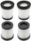 HOgardenME 4 Stück Staubsaugerfilter Ersatz für Oraimo OSV-102 Ersatz-HEPA-Fliter für Lubluelu 202 schnurlosen Staubsauger Filterersatz waschbar und wiederverwendbar Ersatzfilter Zubehör