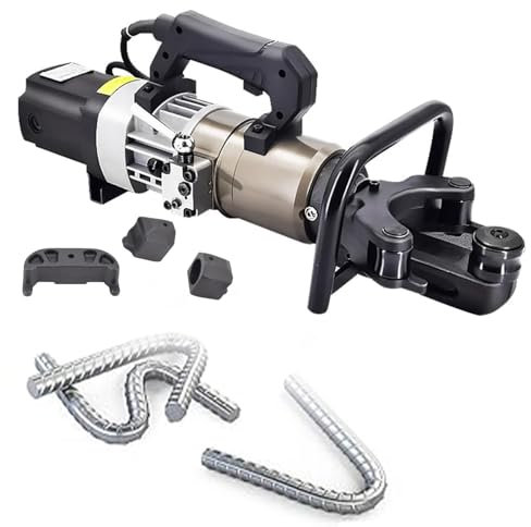 Lakenbroade Cintreuse de Barres d'armature électrique améliorée avec Moteur sans balais en cuivre Pur, Outil de cintrage de Barres d'armature hydraulique Portable 1800 W