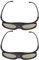 2 Pièces 144Hz 3D, Lunettes D'objectif pour Orojecteurs DLP Projecteur 3 D Obturateur Actif Link LCD
