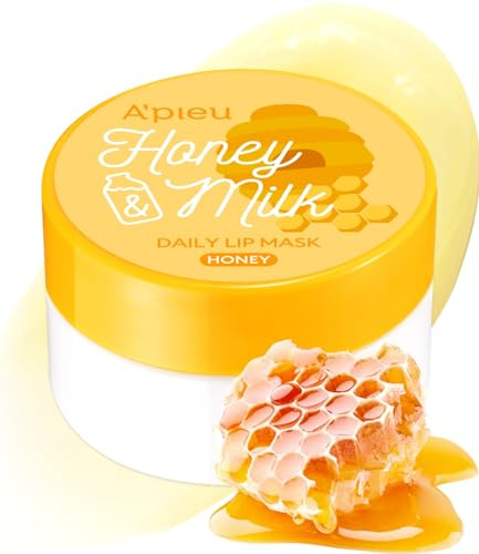 A'PIEU - Intensive lip care: enjoy maximum lip care with our daily honey and milk mask, designed to deeply hydrate and nourish lips