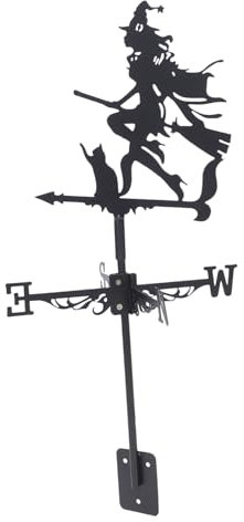 Abaodam Wetterfahne Halloween Dekoration Windrichtungsanzeiger Für Garten Und Dach Stabil Und Langlebig Mit Rustikalem Design Für Lebendige Außenbereiche