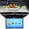Moniteur de toit de voiture, écran IPS large de 17,3 pouces, lecteur DVD, montage sur toit de voiture, moniteur de toit rabattable, prise en charge HDMI, USB/SD, AV, haut-parleur intégré,Black