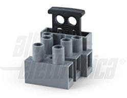 MORSETTO PASSANTE 0,5-2,5mm 22-14AWG 3P CON PORTA FUSIBILE