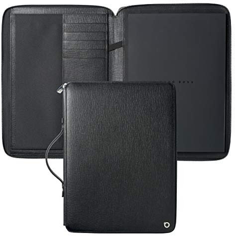 Conference zipped folder A4 Tradition Black