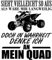 Samunshi® Ich denke an mein Quad Schriftzug Aufkleber Sticker Autoaufkleber Scheibenaufkleber Motorradaufkleber - 17x20cm