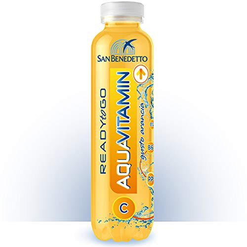 12 BOTTIGLIE DA 400 ML ACQUA SAN BENEDETTO AQUAVITAMIN GUSTO ARANCIA READY TO GO