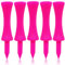 FINGER TEN Castle Golf Tees Plastic Unbreakable Value 100 Count Size 2 1/4 Color Pink, Golf Practice Tees Stable Durable (Pink)