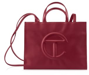 TELFAR Medium Shopping Bag, Oxblood, M
